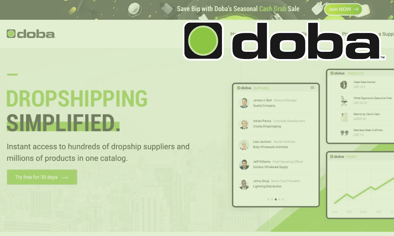 Doba: Dropshipping Software: Overview