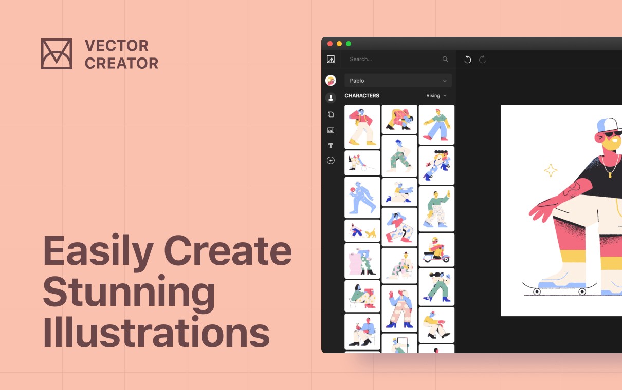 Vector Creator: Free Tool to Make Custom Vector Illustrations | by Icons8 |  Prototypr