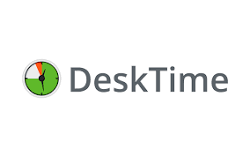 DeskTime logo.