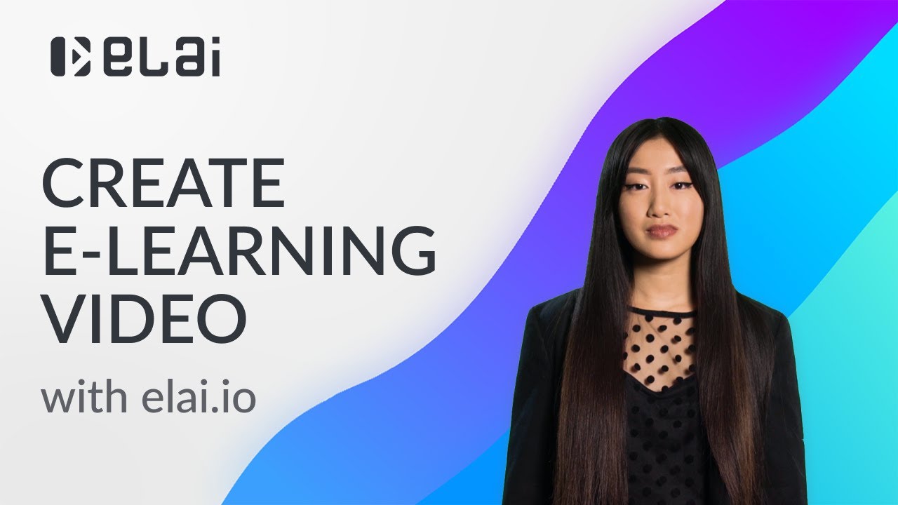 How to create an E-learning video with Elai.io - YouTube