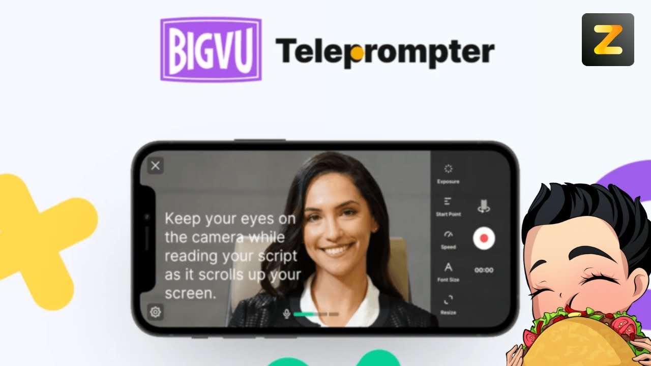 BIGVU Review - A Personal TV studio, featuring a Professional Teleprompter,  Captions, and Editing - YouTube