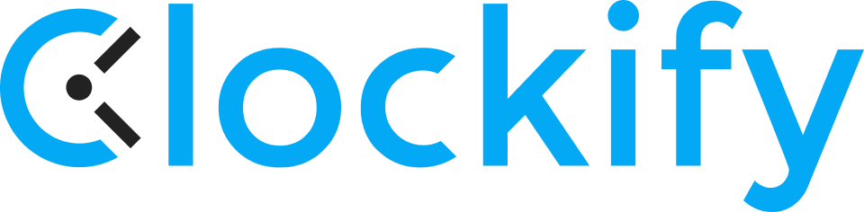 Clockify logo.