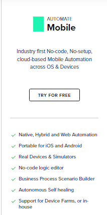 ACCELQ Automated Apps: Review Softlist.io