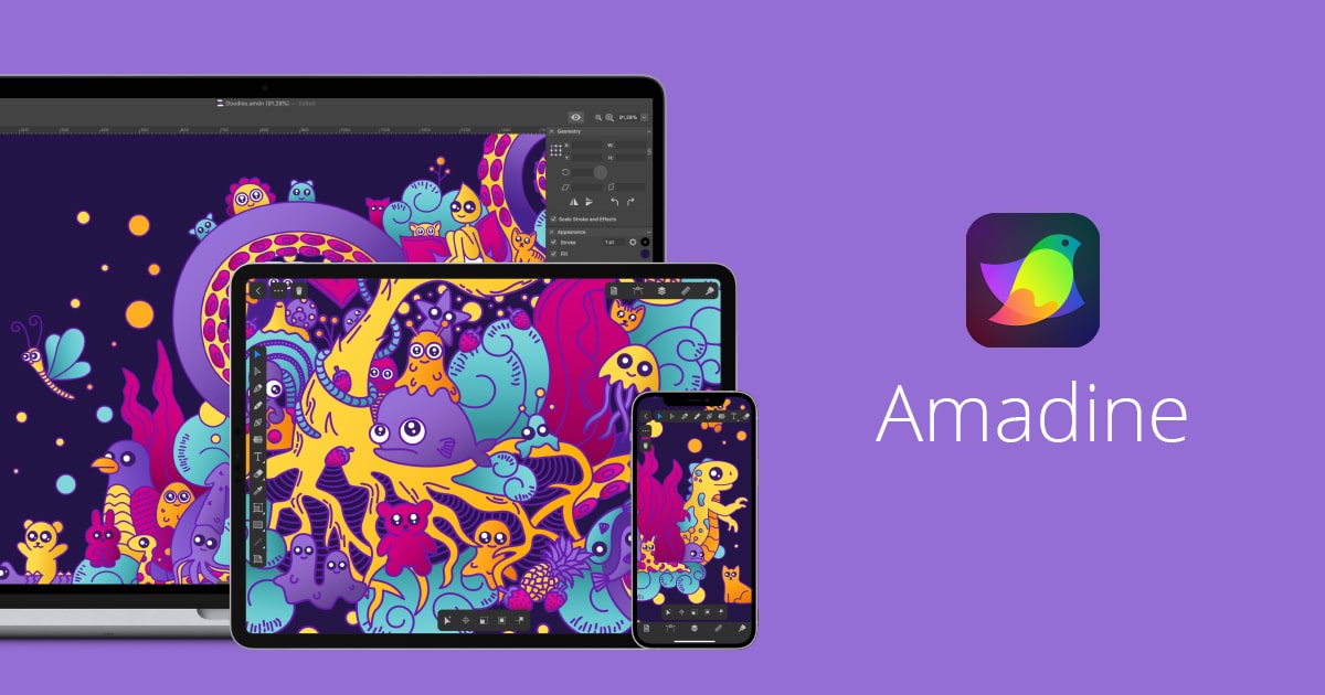 Vector Graphic Design Software for Mac, iPad and iPhone – Amadine