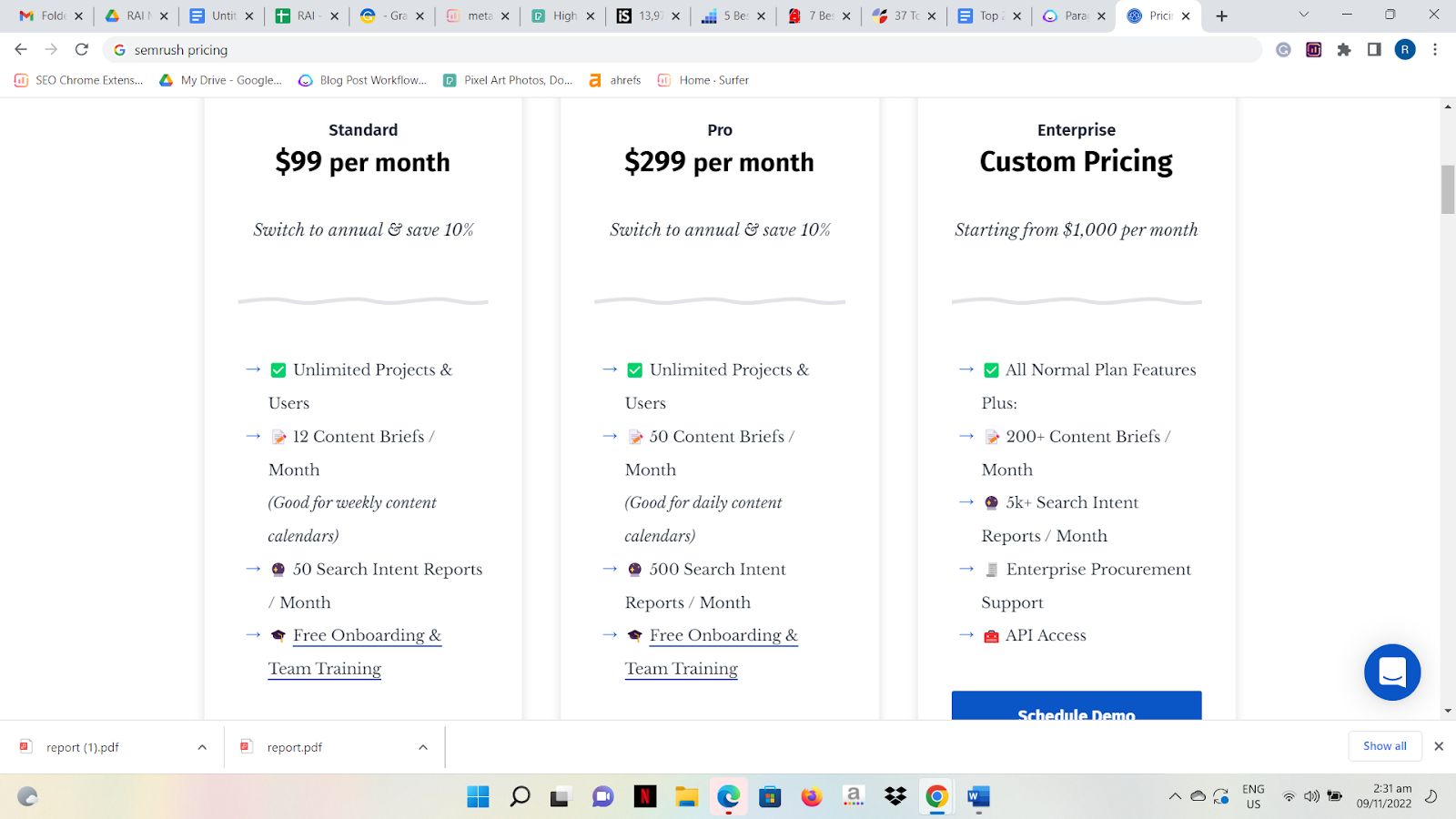 Content Harmony pricing