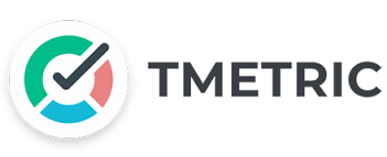 TMetric logo.