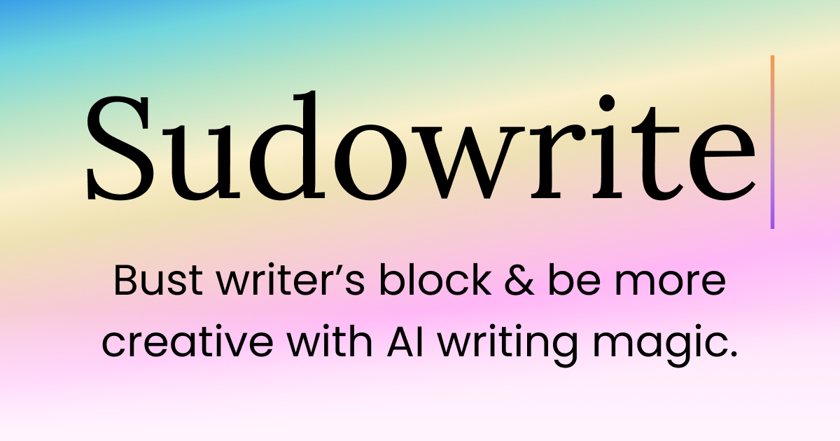 Sudowrite | Discover AI use cases