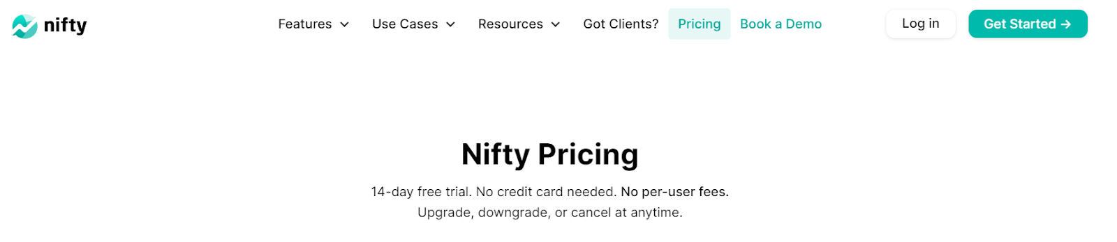 Nifty Cost And Price Plans