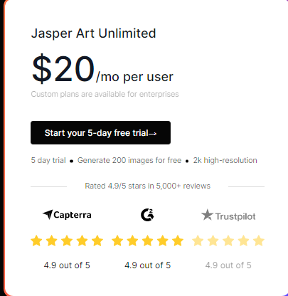 Jasper Art AI Art Generator: Review Softlist.io