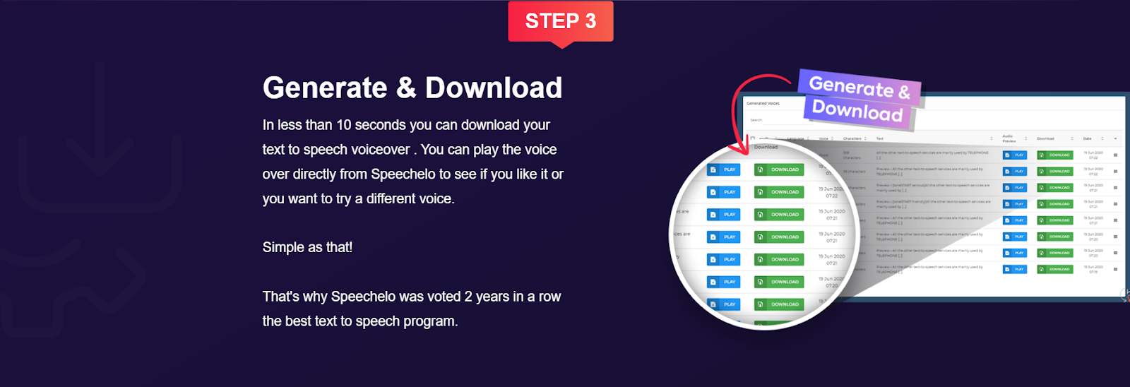 Step 3: Generate And Download