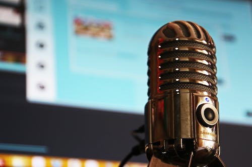 Free Gray Microphone Stock Photo