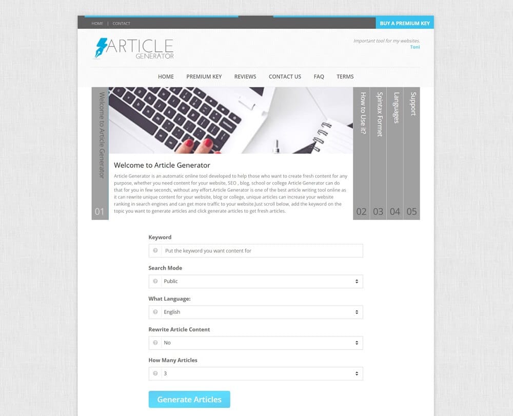 Article Generator