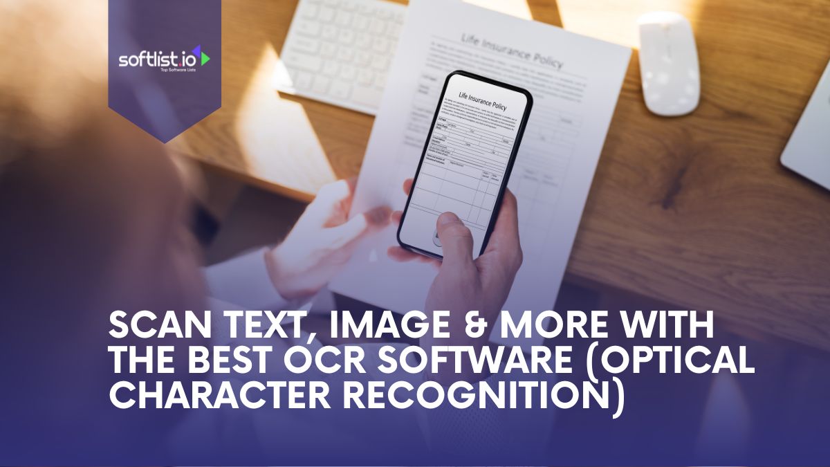 Scan Text, Image & More With The Best OCR Software (Optical Character Recognition)