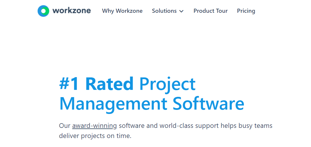 Workzone Project Management Software Review 2023