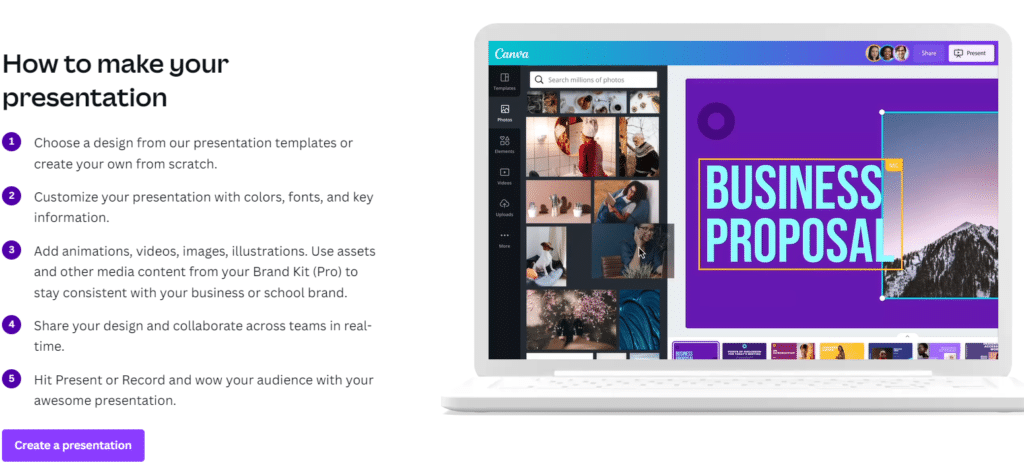 The Ultimate Canva Presentation Tools Review: Create Presentations With Ease Softlist.io