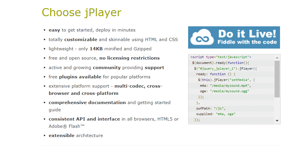 jPlayer Website Video Player: A Strong Contender In Online Video Streaming Softlist.io