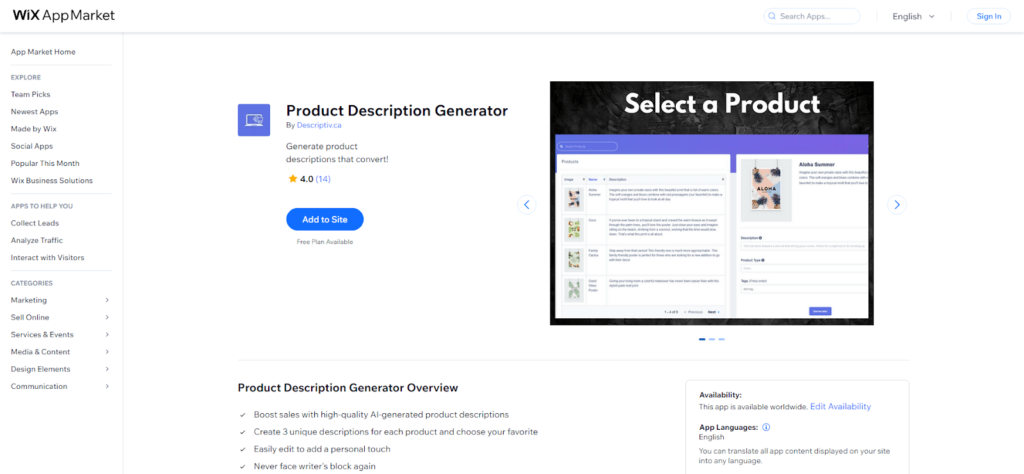 69+ Best Product Description Generator Softlist.io