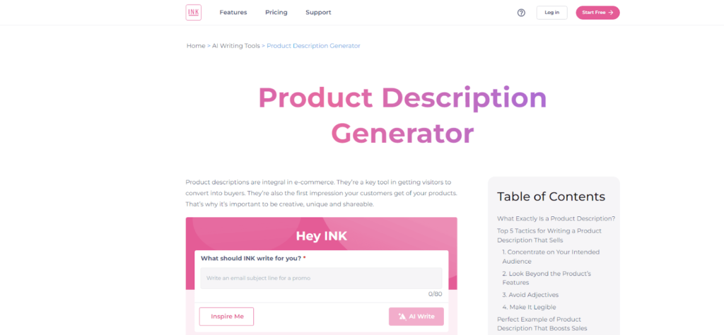 69+ Best Product Description Generator Softlist.io