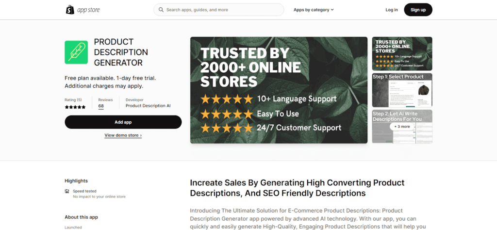 69+ Best Product Description Generator Softlist.io