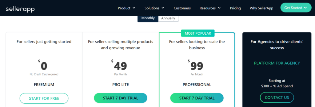 19 Best Amazon Seller Tools Price Plans - Free & Paid Softlist.io