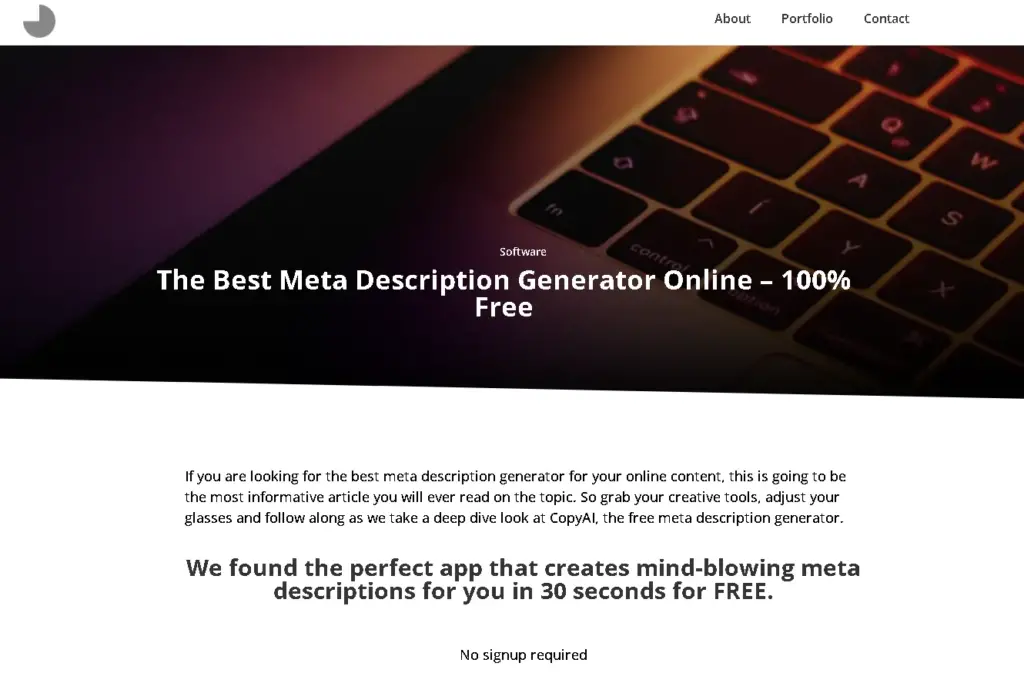 37 of Every Best Meta Description Generator Softlist.io