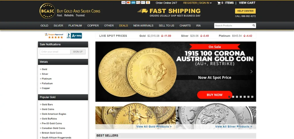 9 Top Sites For Buying Gold And Silver Bullion Softlist.io