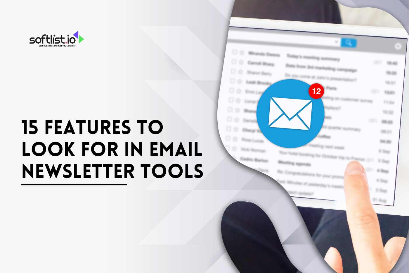 15 Features to Look for in Email Newsletter Tools