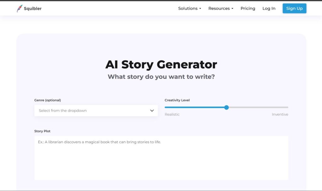 ai story prompt generator