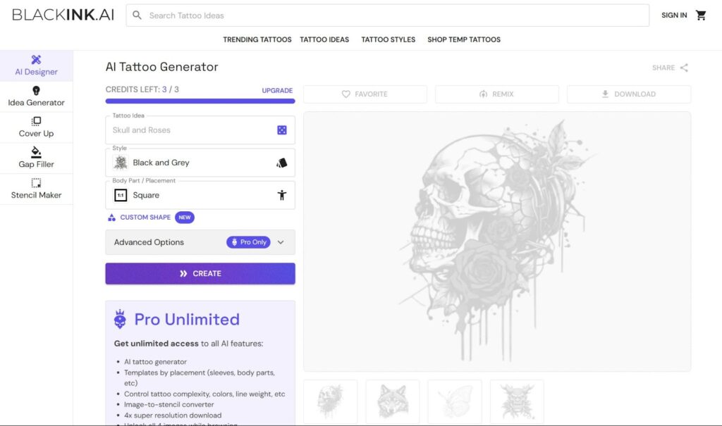 15 Best AI Tattoo Design Generator to Try This Year for Enthusiasts Softlist.io