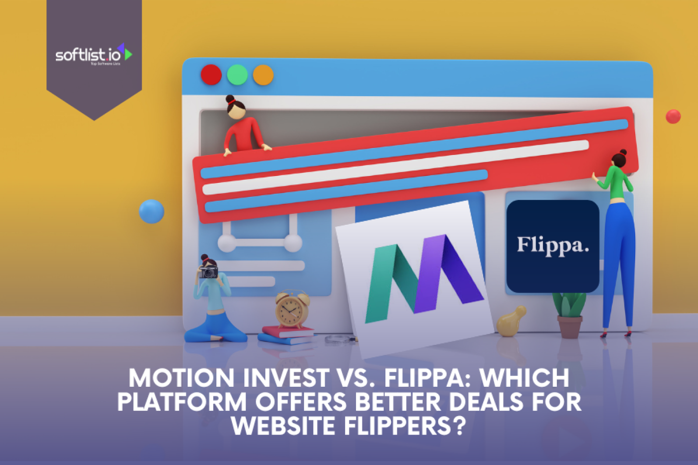 Motion Invest vs. Flippa Marketplace for Website Flippers