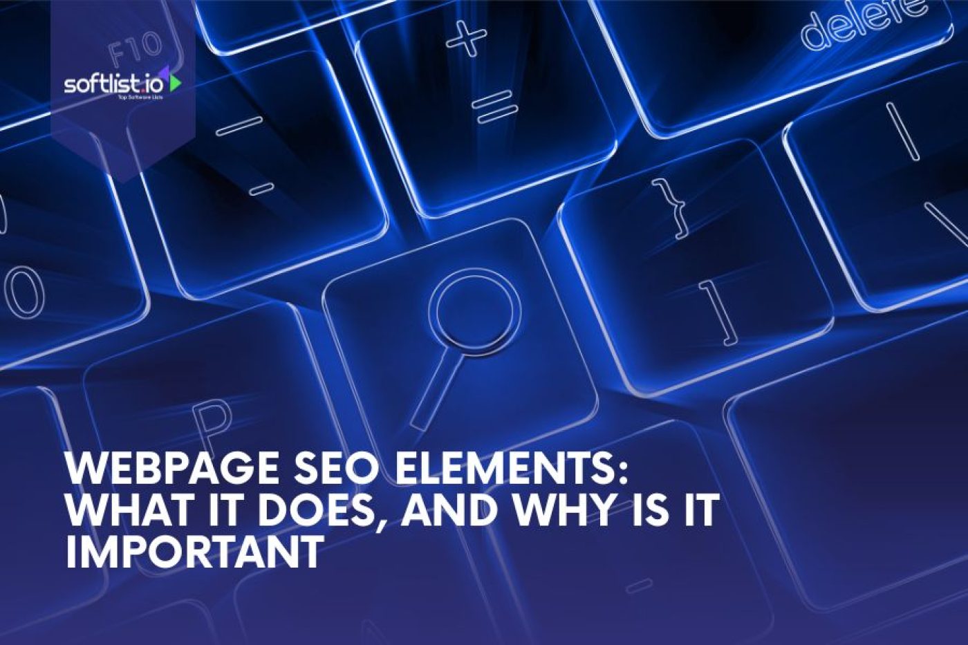 Webpage SEO Elements What it Does, and Why is it Important