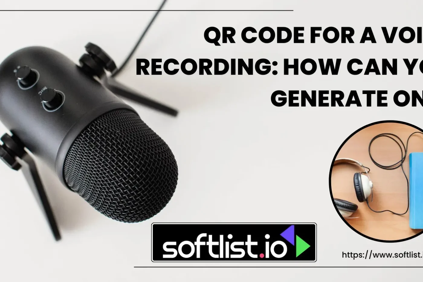 QR code for voice recording